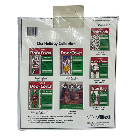 Vintage Funkins Merry Christmas Outdoor Decorations Allied 3 Ft Tall USA NOS - Picture 10 of 15